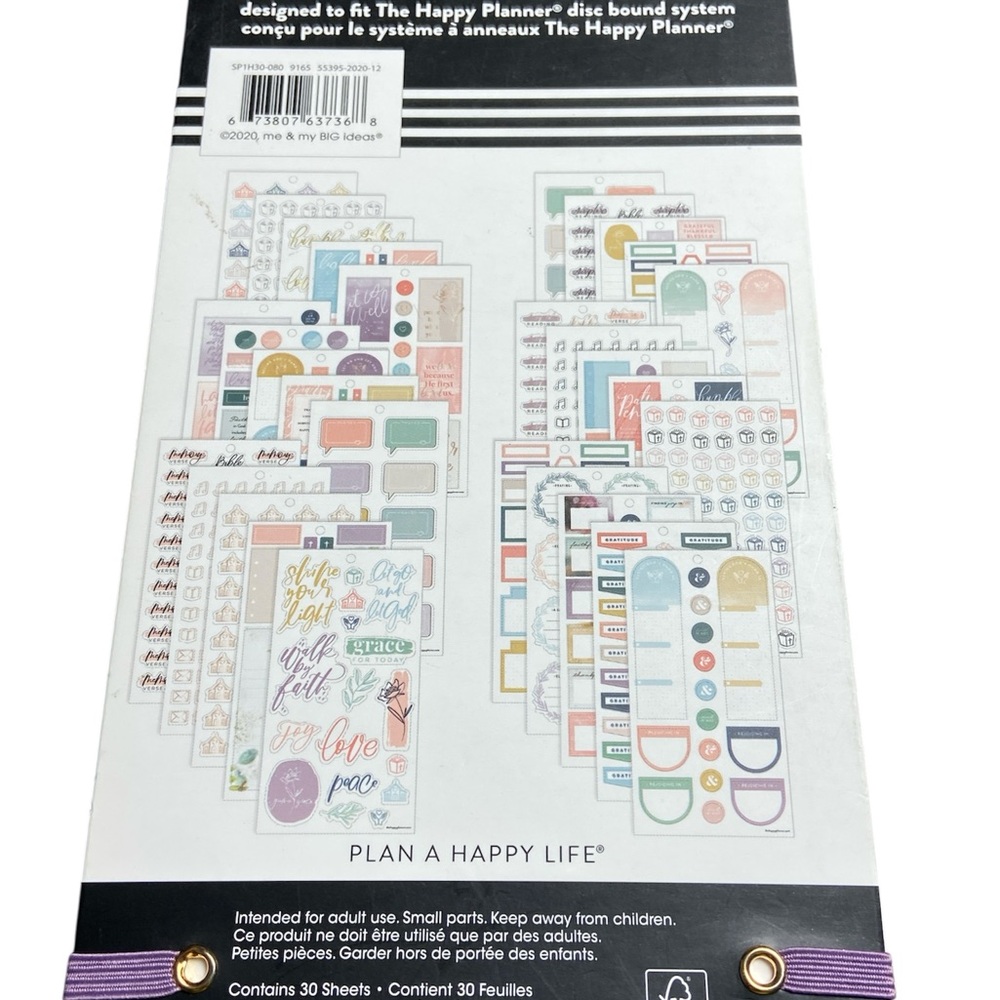 Happy Planner Faith Sticker Collection - Multicolor - Picture 2 of 2
